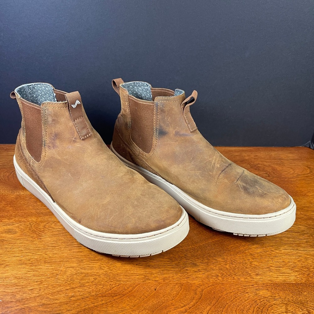 Forsake‎ Women's 10 Brown Chelsea Boots Waterproof Leather Ankle Boots